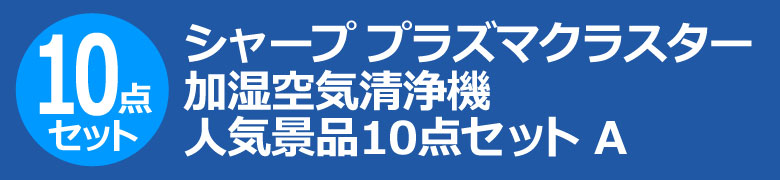 シャープ プラズマクラスター空気清浄機　人気景品10点セット A