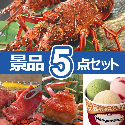 天然伊勢海老　人気景品5点セット A