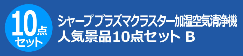 シャープ　プラズマクラスター　加湿空気清浄機　人気景品10点セット B