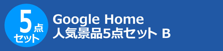 Google Home 人気景品5点セット B