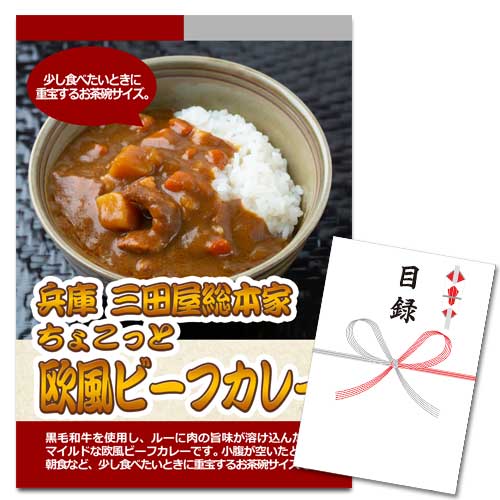 兵庫 三田屋総本家 ちょこっと欧風ビーフカレー【A3パネル・目録付】