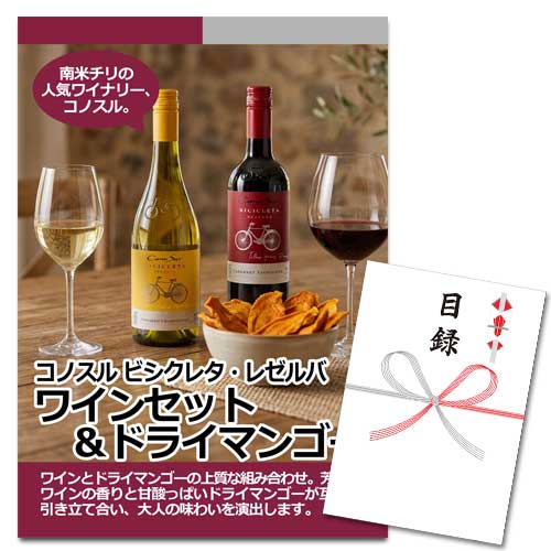 コノスル ワインセット&ドライマンゴー【A3パネル・目録付】